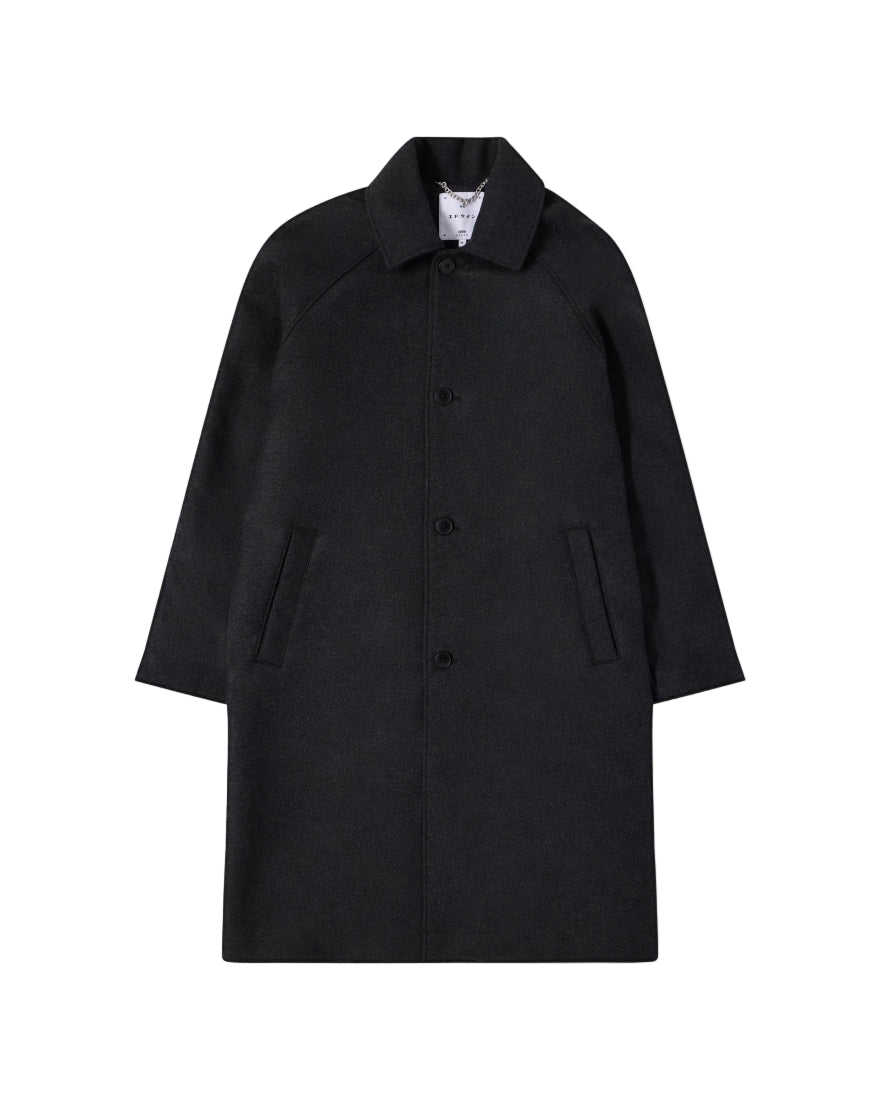 Mac Wool Coat / EDWIN / DARK GREY MARL