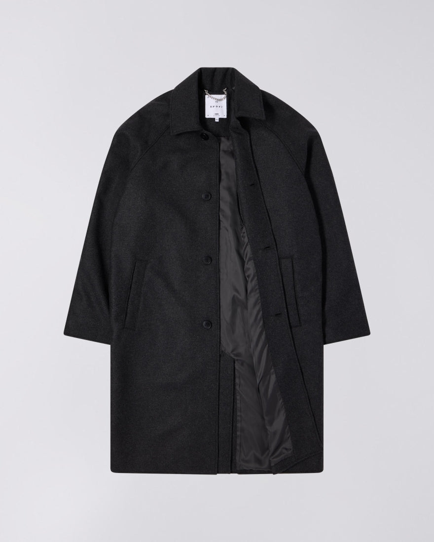 Mac Wool Coat / EDWIN / DARK GREY MARL