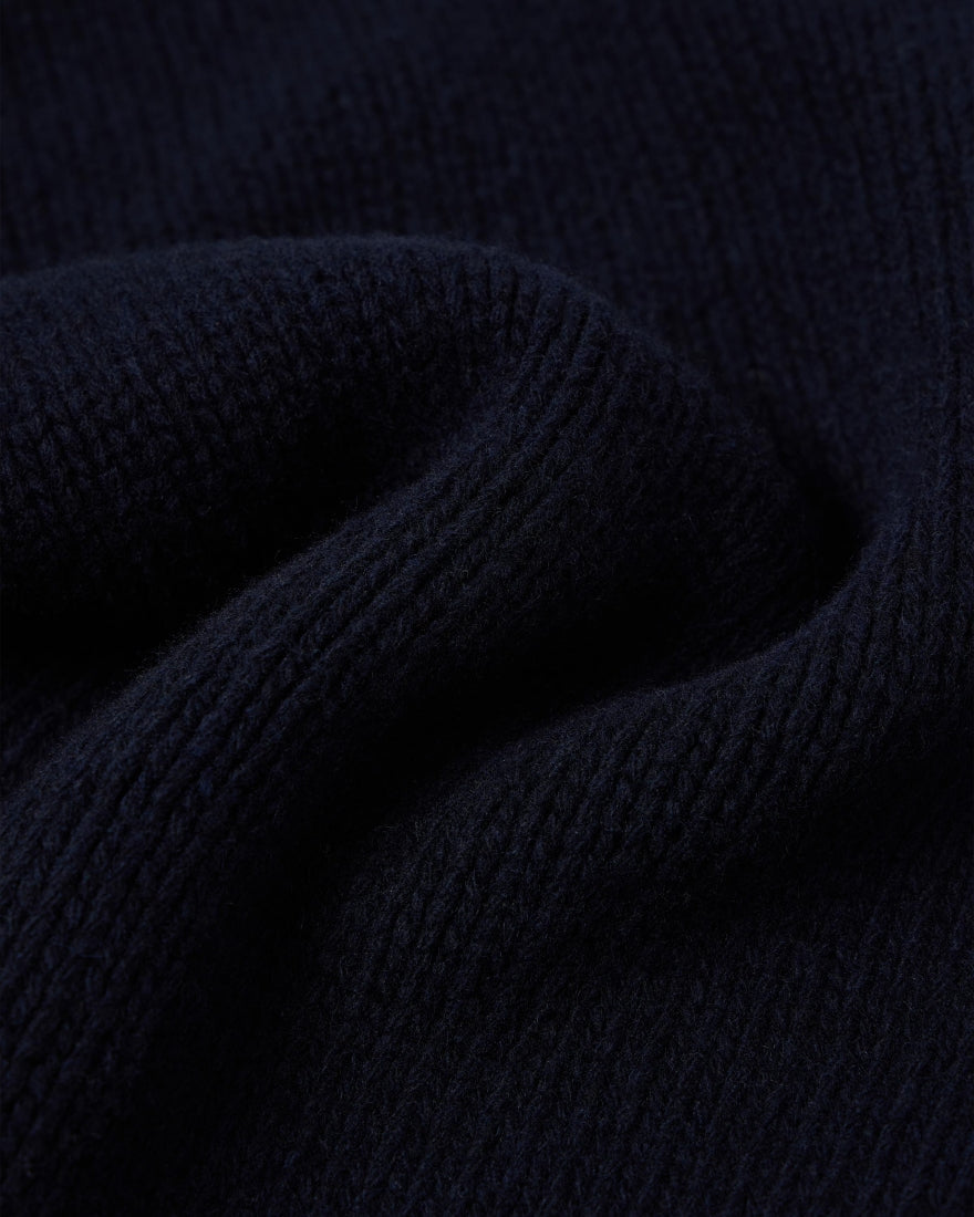 Ellis Sweater / edwin / navy / off white