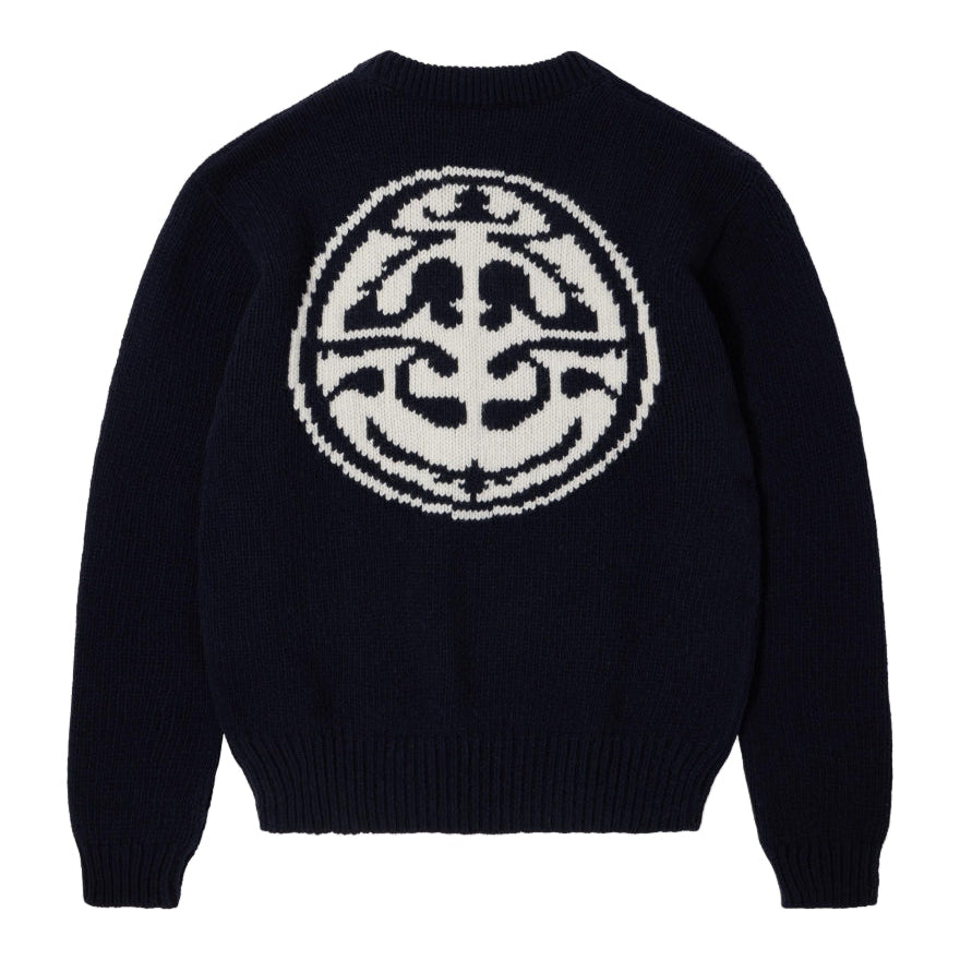 Ellis Sweater / edwin / navy / off white