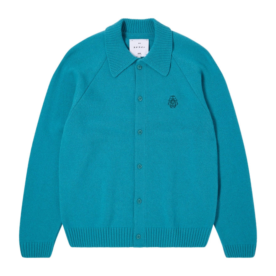 Mars Polo Cardigan / edwin / baltic