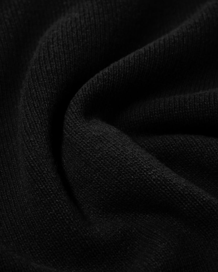 Mars Polo Cardigan / edwin / black