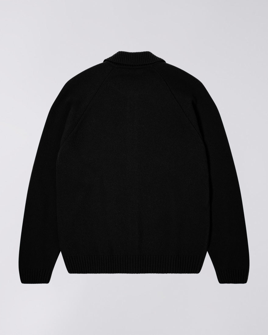 Mars Polo Cardigan / edwin / black
