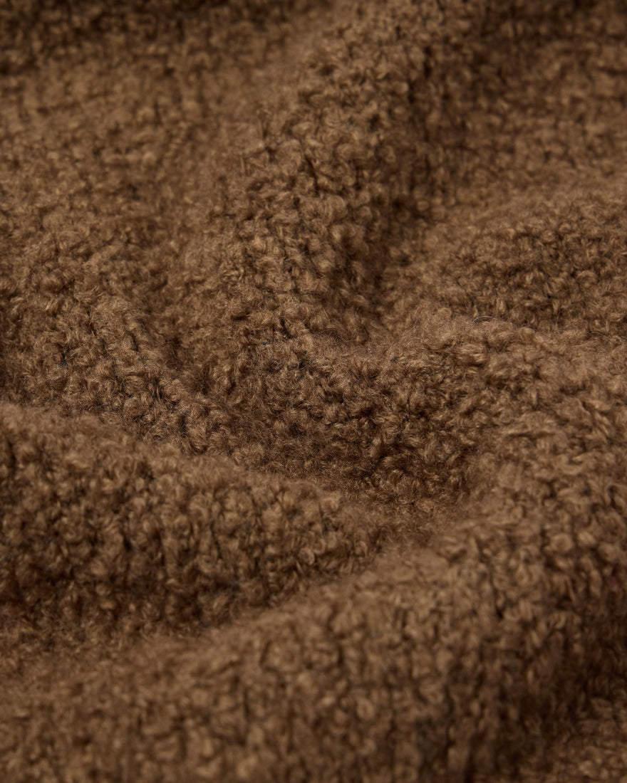 Dun Textured Sweater / edwin / taupe