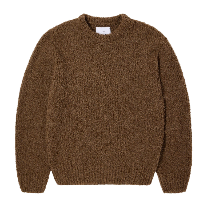 Dun Textured Sweater / edwin / taupe