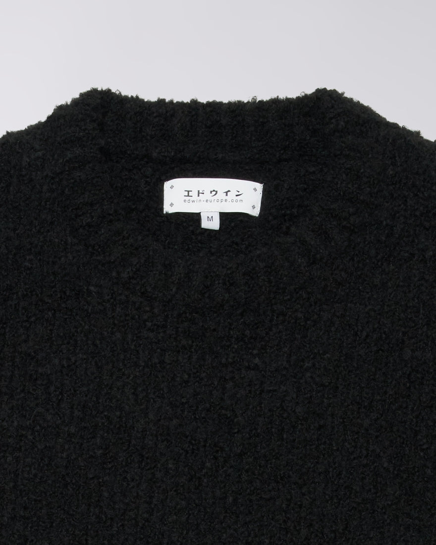 Dun Textured Sweater / EDWIN / BLACK
