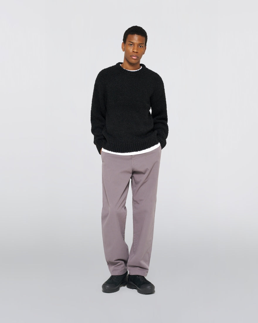 Dun Textured Sweater / EDWIN / BLACK