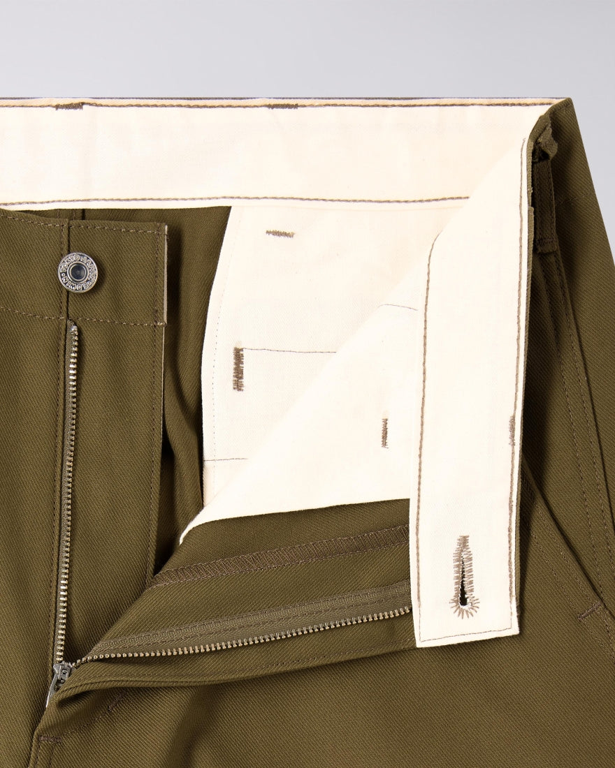 Wide Trouser -MADE IN JAPAN / EDWIN / OLIVE - UNWASHED