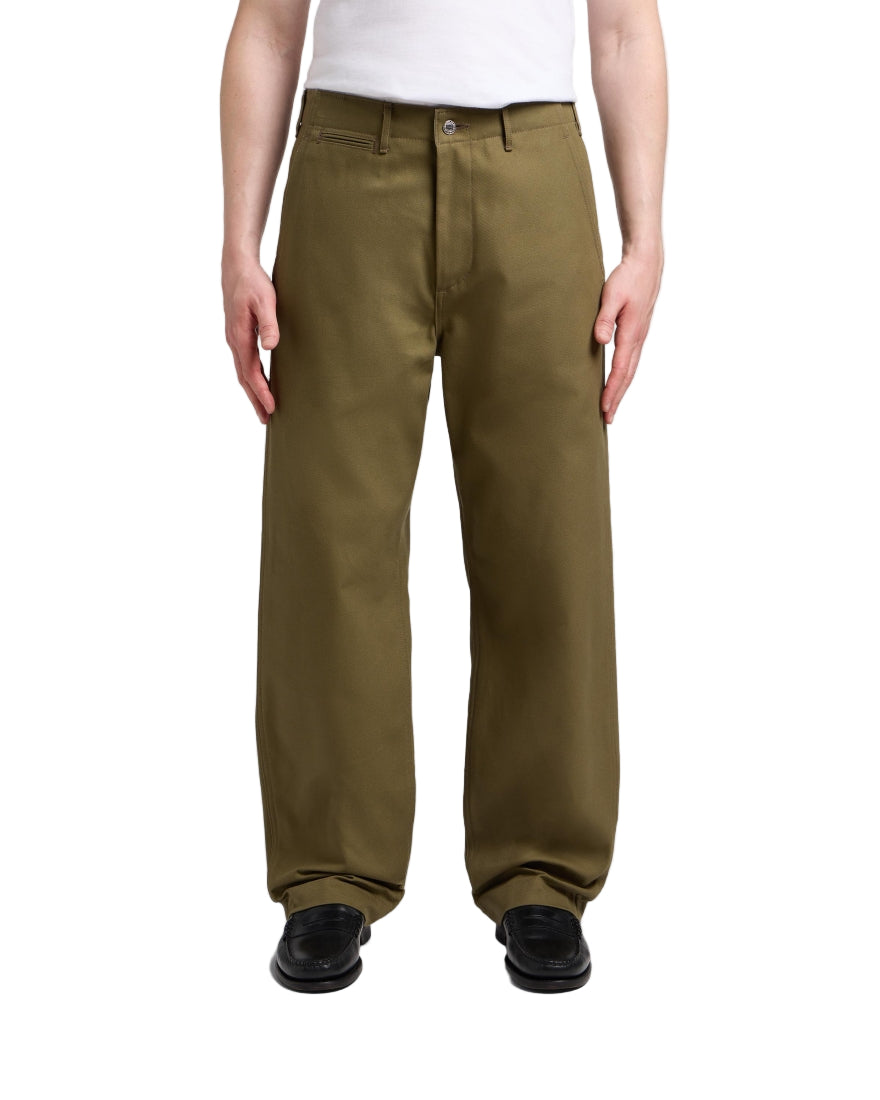 Wide Trouser -MADE IN JAPAN / EDWIN / OLIVE - UNWASHED