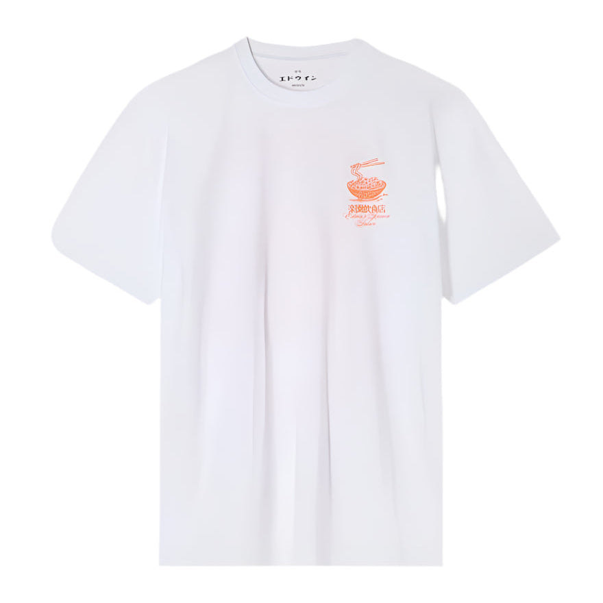 Ramen Palace T-Shirt / EDWIN / WHITE