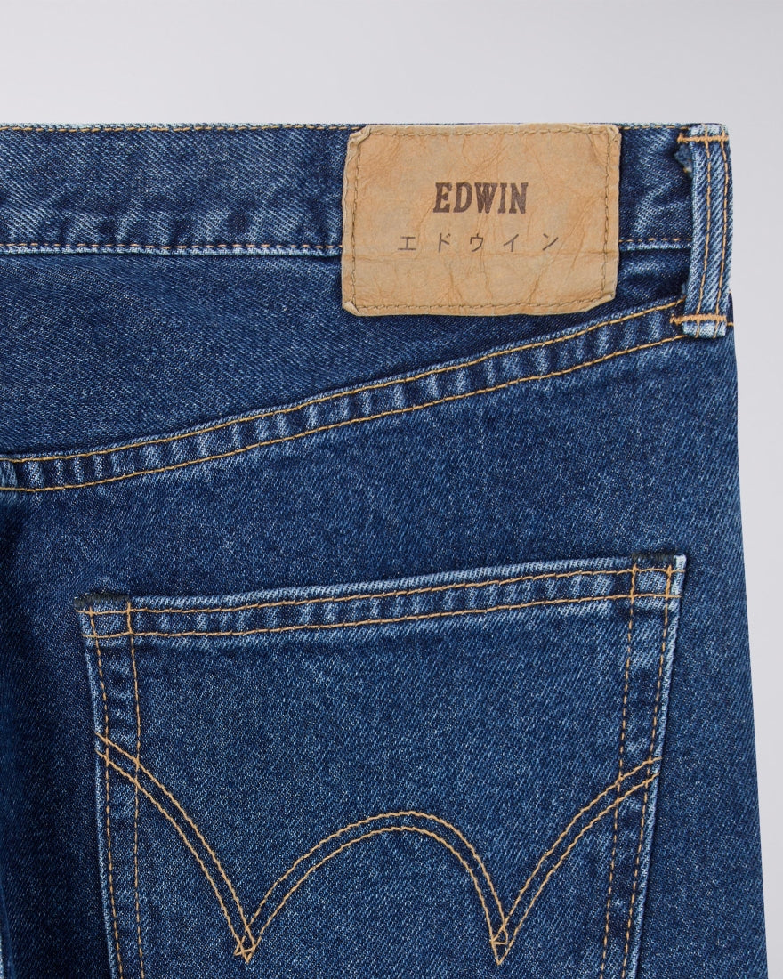Regular Tapered Jeans- MADE IN JAPAN / EDWIN / BLUE - MID USED