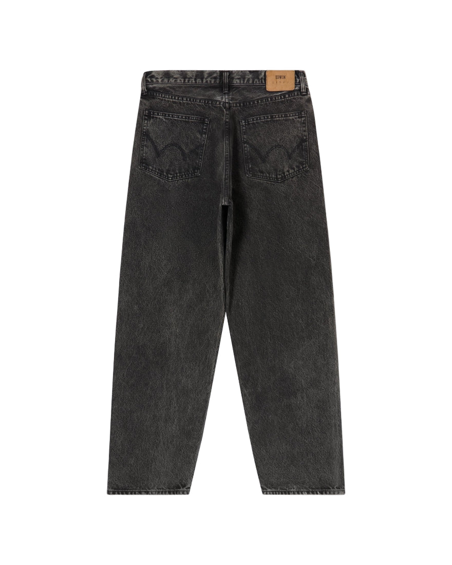 Loose Jeans- MADE IN JAPAN / EDWIN / BLACK MID DARK USED