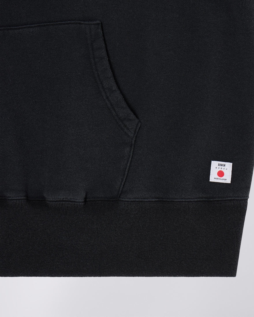 Raglan Sleeve Hood - made in japan / edwin / black