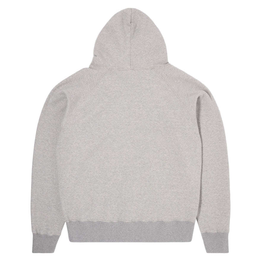 raglan sleeve hood - made in japan / edwin / grey