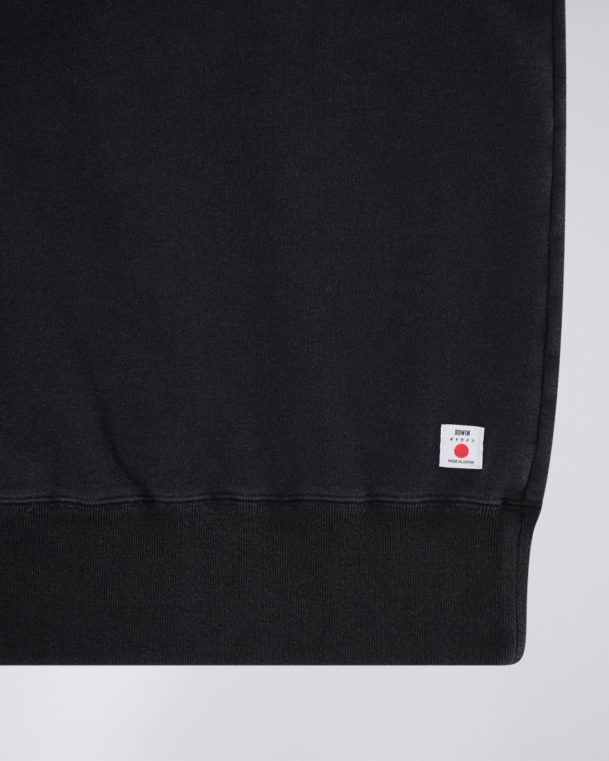 Raglan Sleeve Crew - made in japan / edwin / black