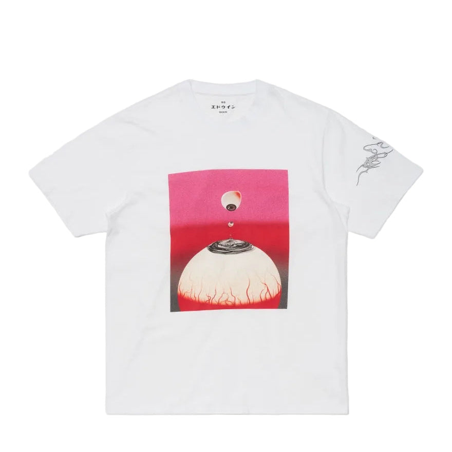 Hold My Gaze T-Shirt / edwin / white