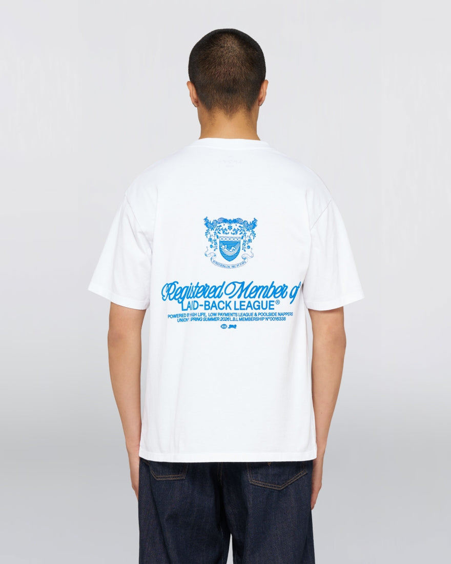 Laid-Back League T-Shirt / EDWIN / WHITE