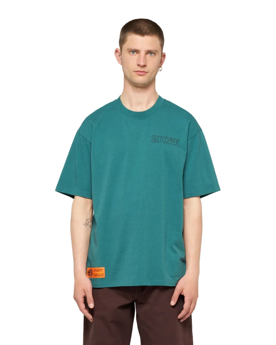 Spiral Sighs T-Shirt / EDWIN / Mediterranea