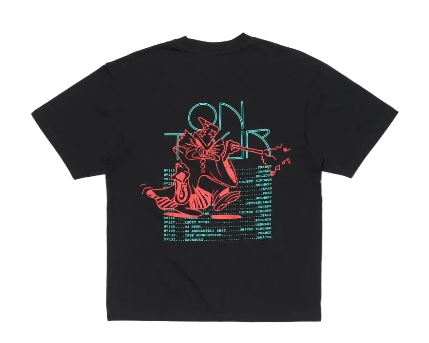 EMC On Tour T-Shirt / EDWIN / BLACK