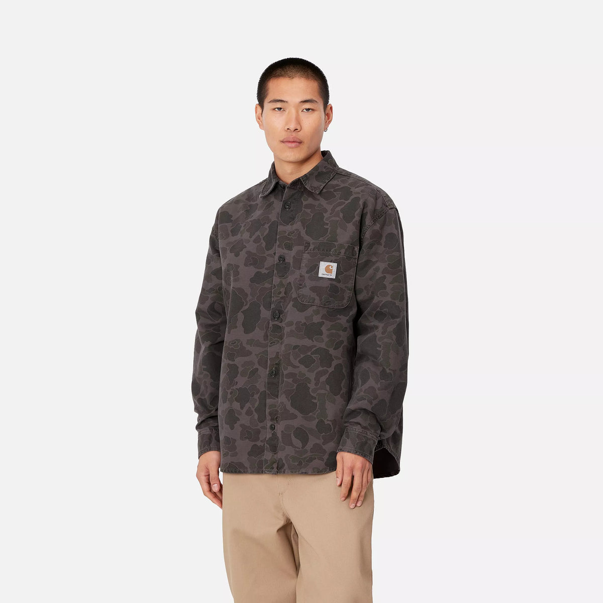 L/S Duck Shirt / CARHARTT WIP / GRAPHITE