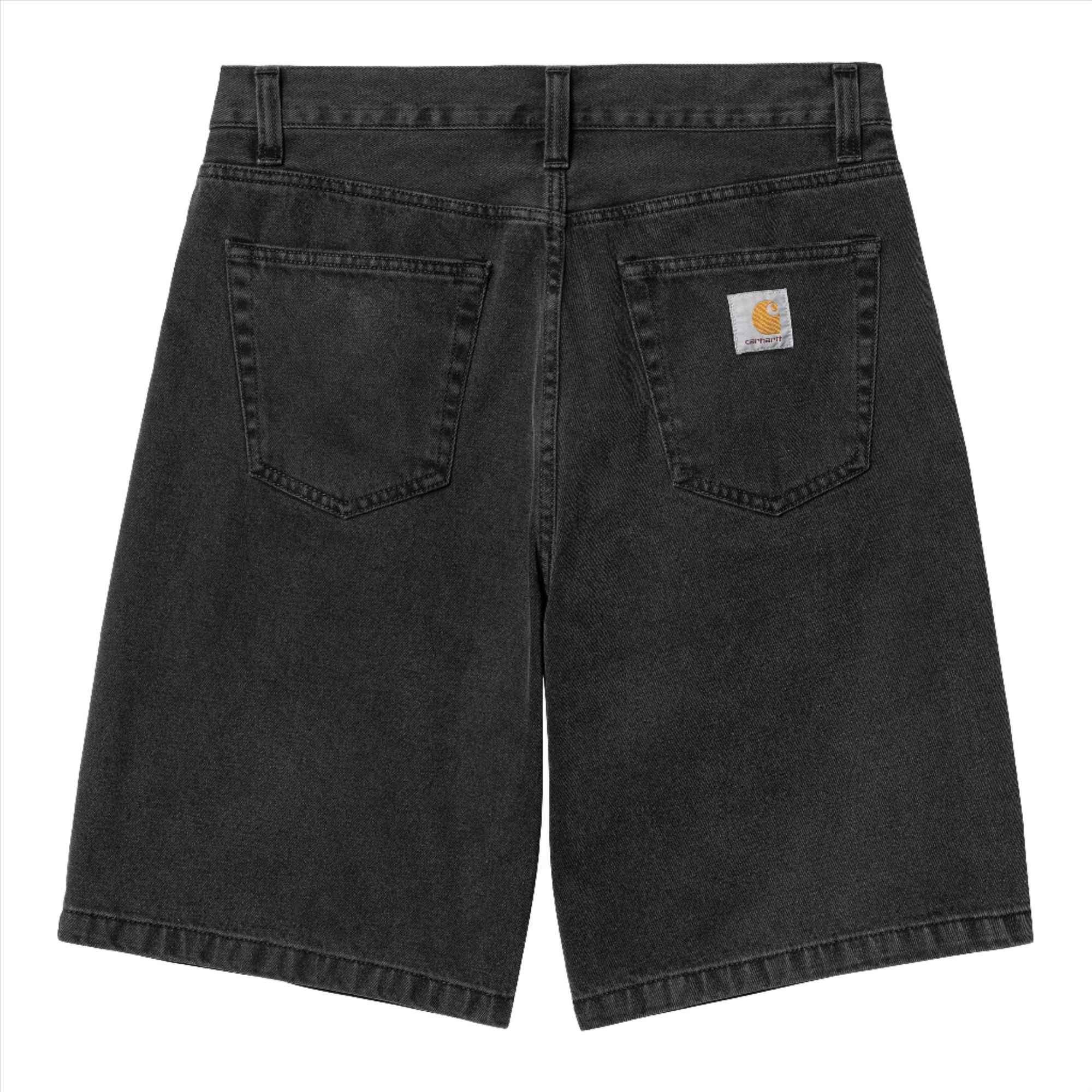 LANDON SHORT / CARHARTT WIP / BLACK STONE WASHED