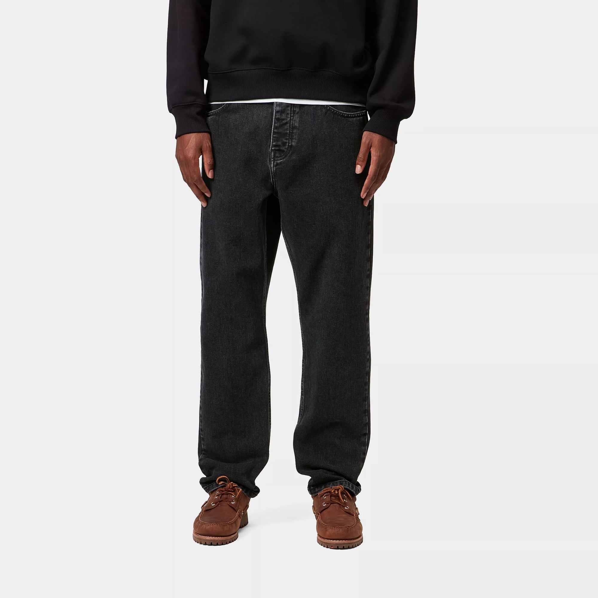 Newel Pant / carhartt wip / black stone washed