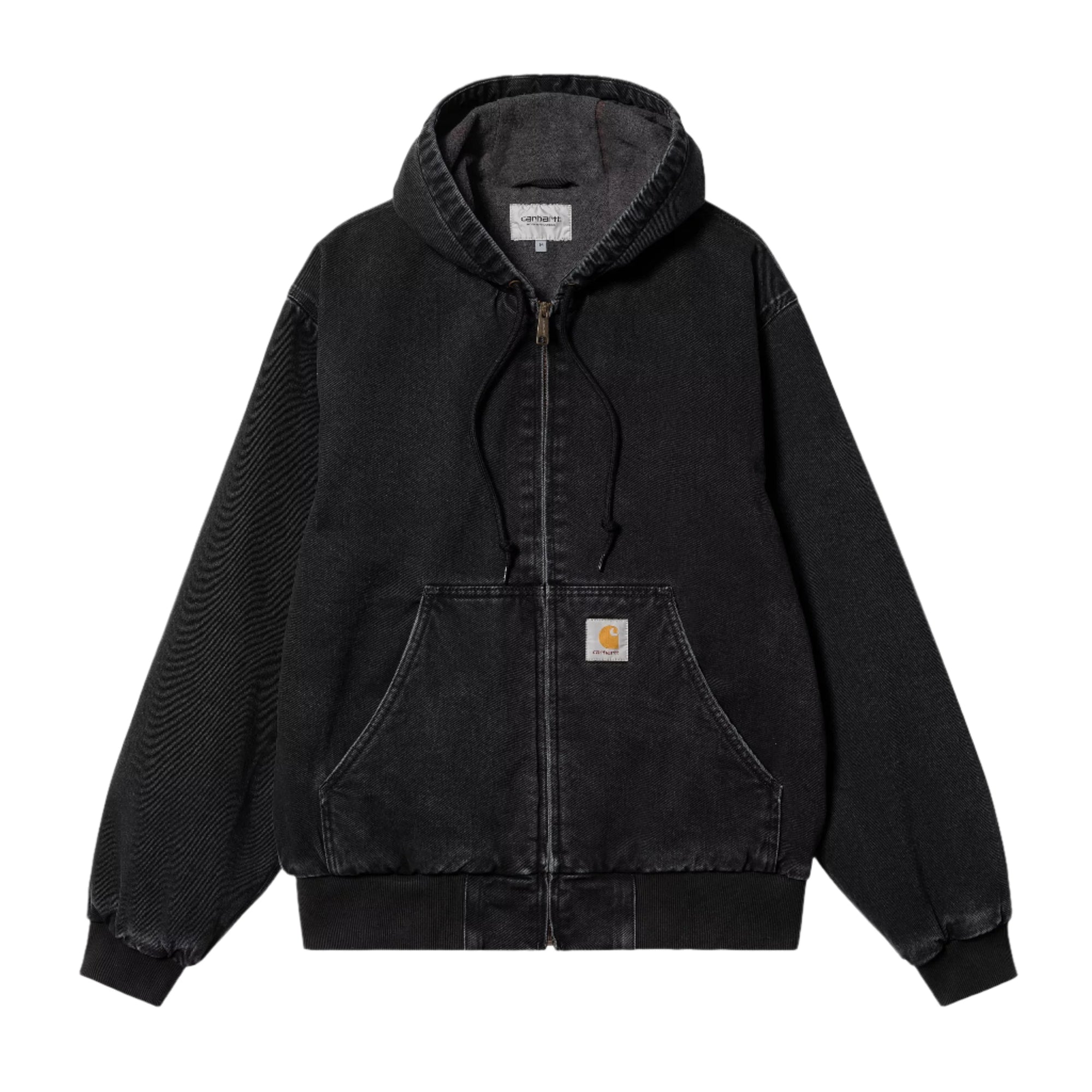 W' OG Active Jacket / CARHARTT ZIP / BLACK (STONE WASHED)