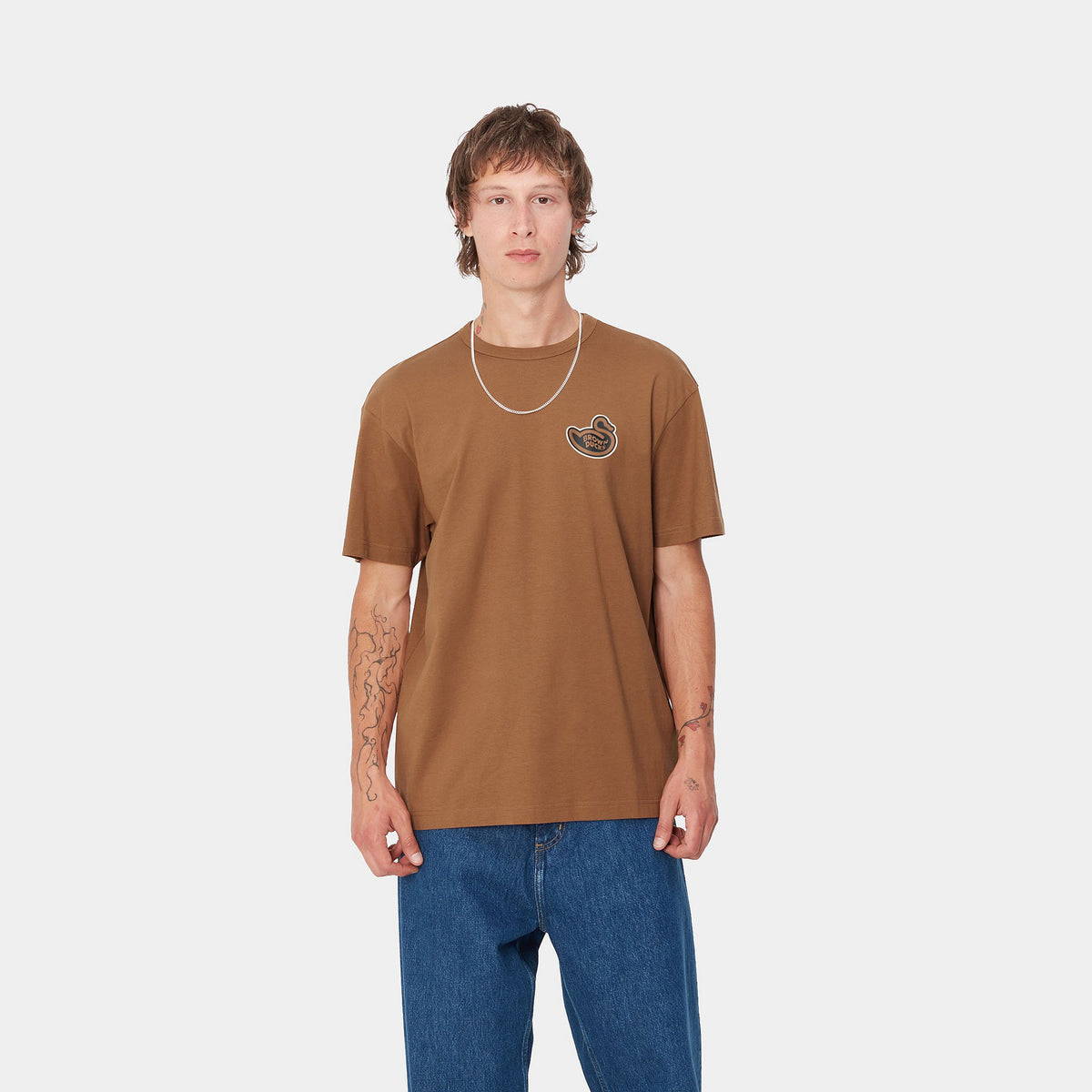 S/S BROWN DUCKS T-SHIRT / CARHARTT WIP / HAMILTON BROWN