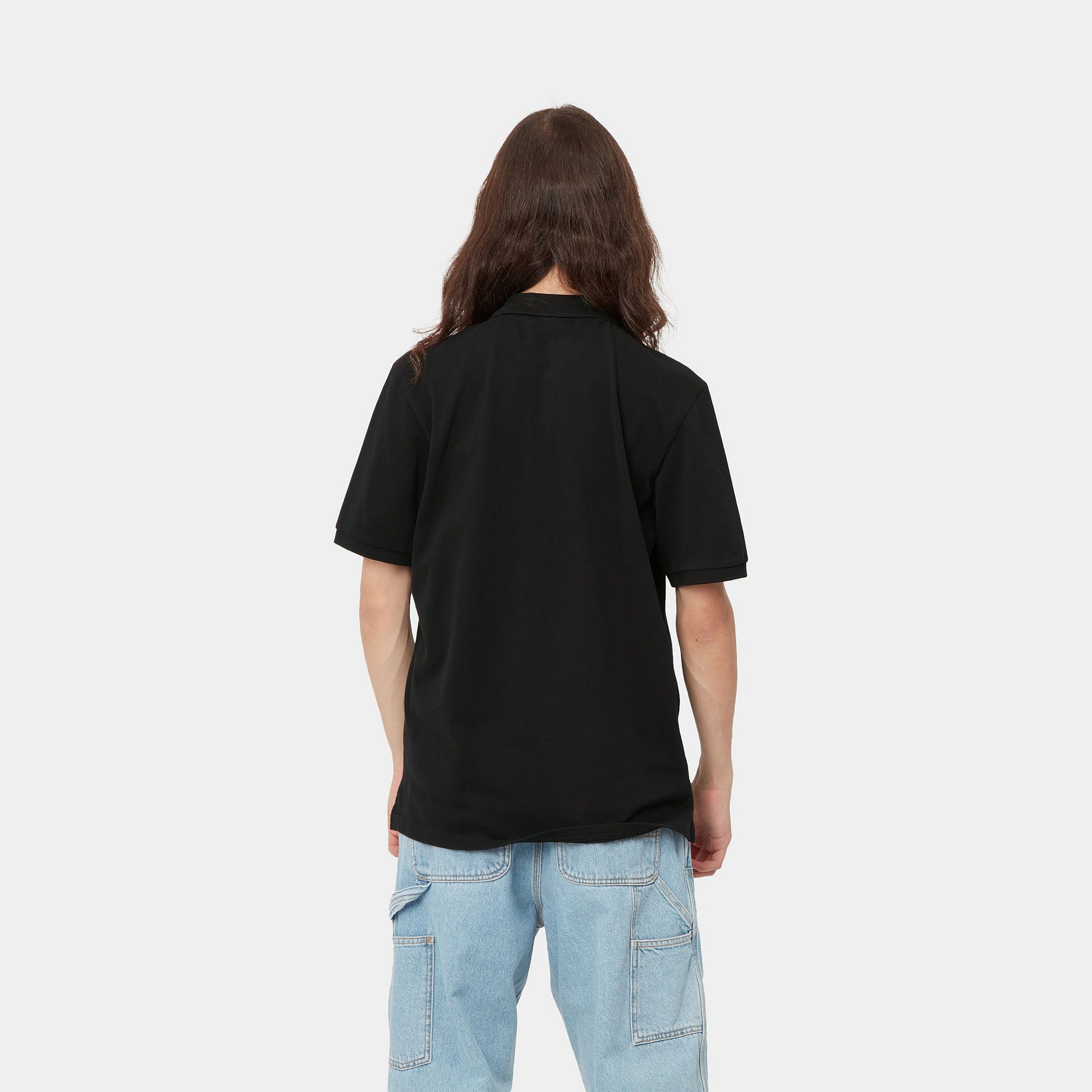S/S CHASE PIQUE POLO / CARHARTT WIP / BLACK
