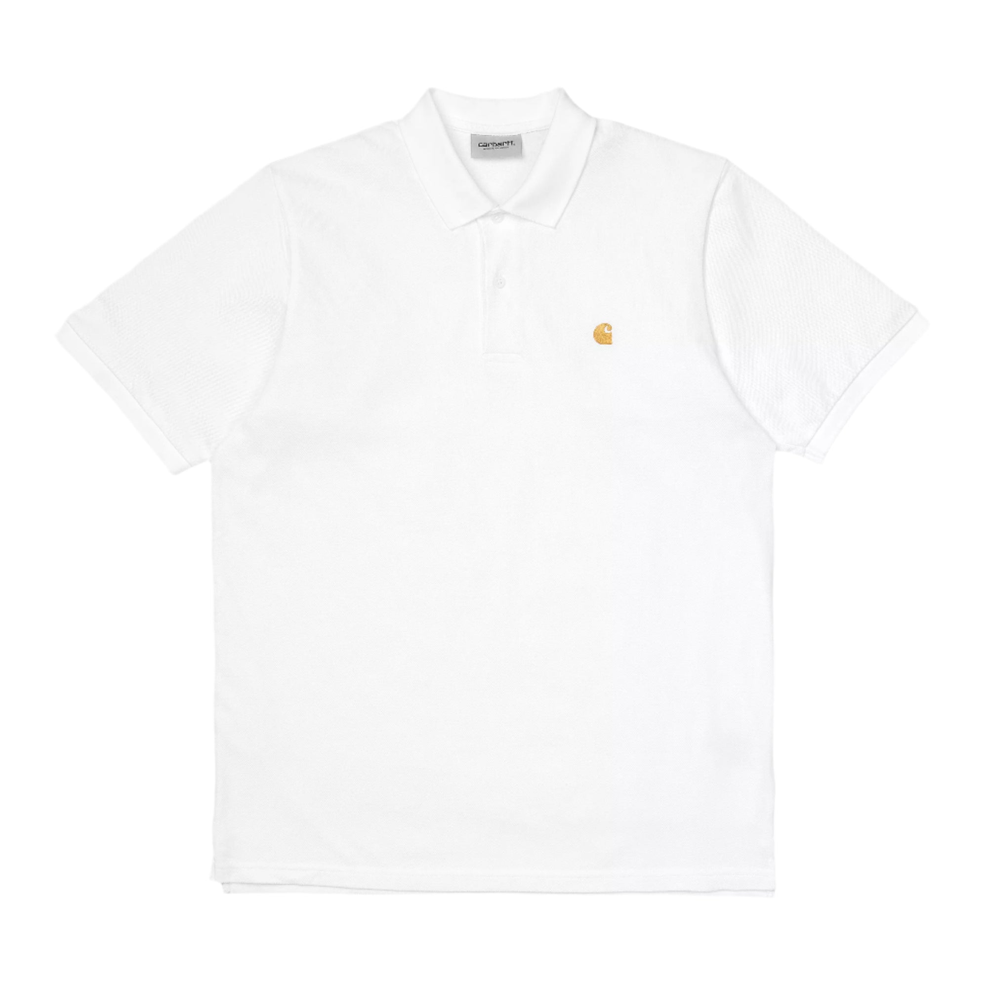 S/S Chase Pique Polo / carhartt wip / white