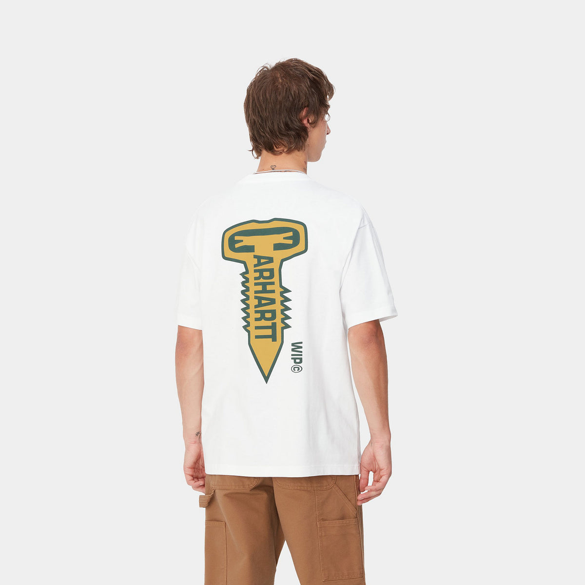 S/S CROSS SCREW T-SHIRT / CARHARTT WIP / WHITE