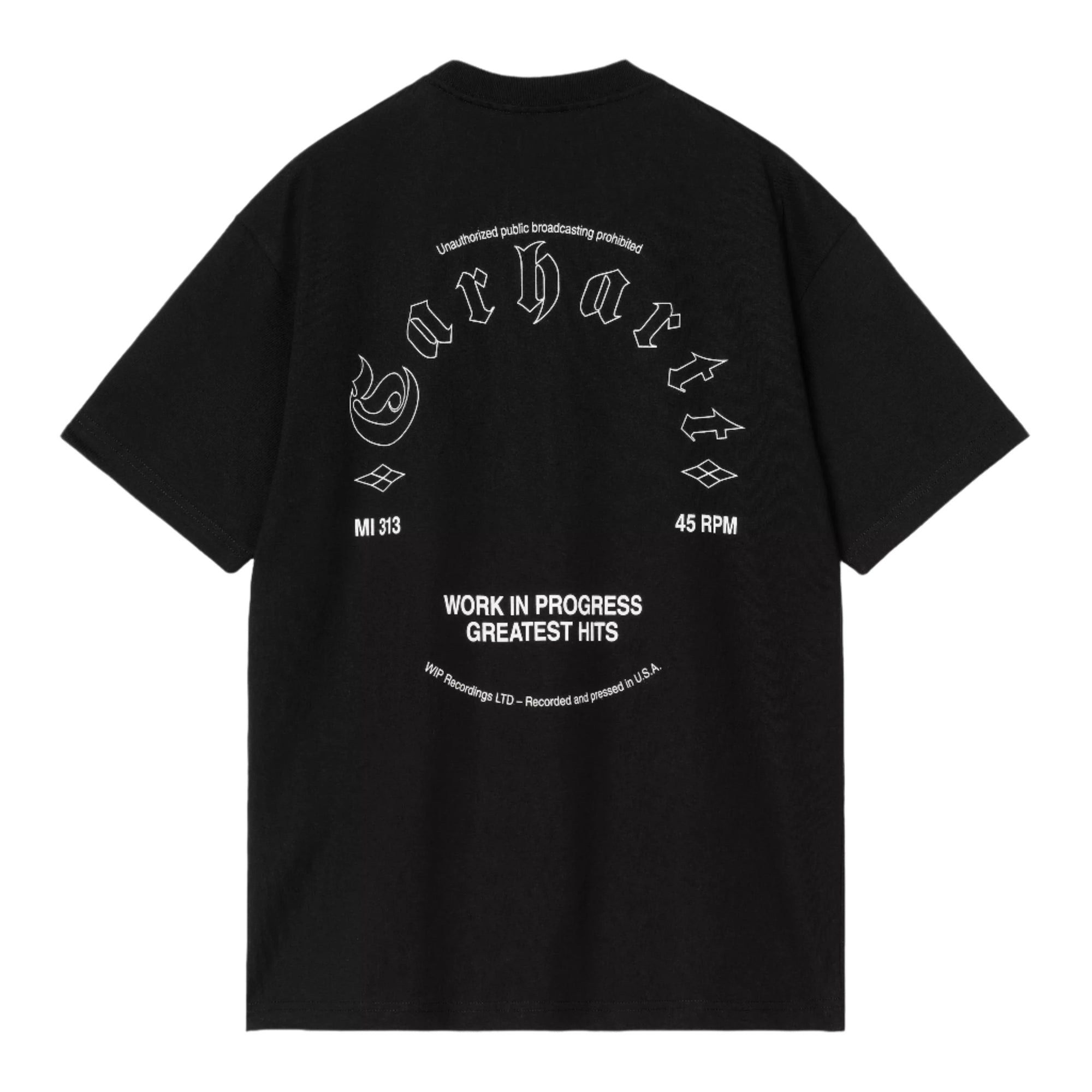 S/S Greatest Hits T-Shirt / CARHARTT WIP / BLACK