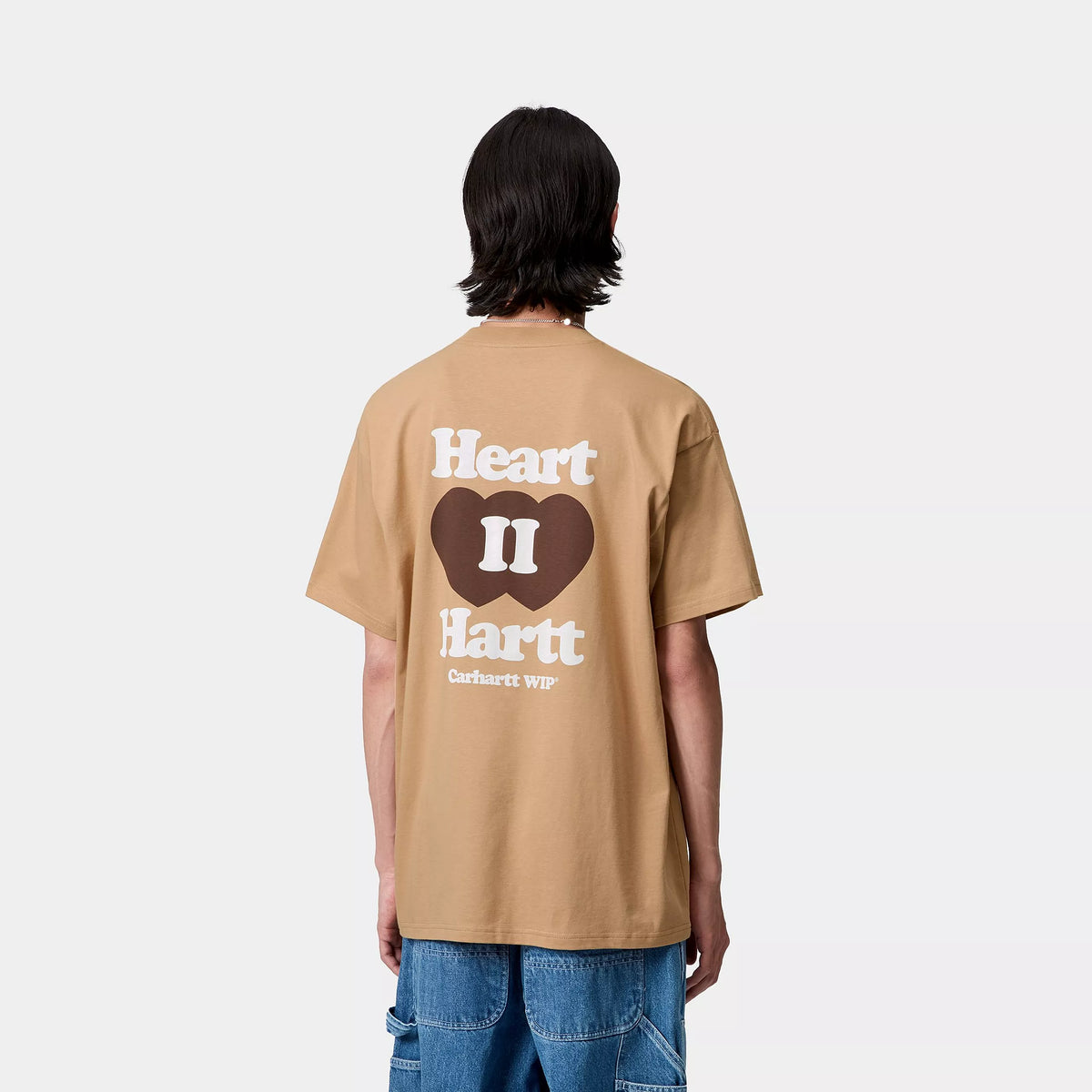 S/S Heart II Hartt T-Shirt / carhartt wip / dusty h brown
