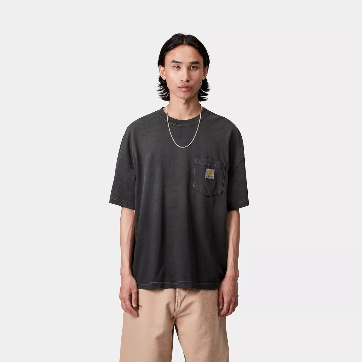 S/S Hudson Pocket T-Shirt / carhartt wip / black