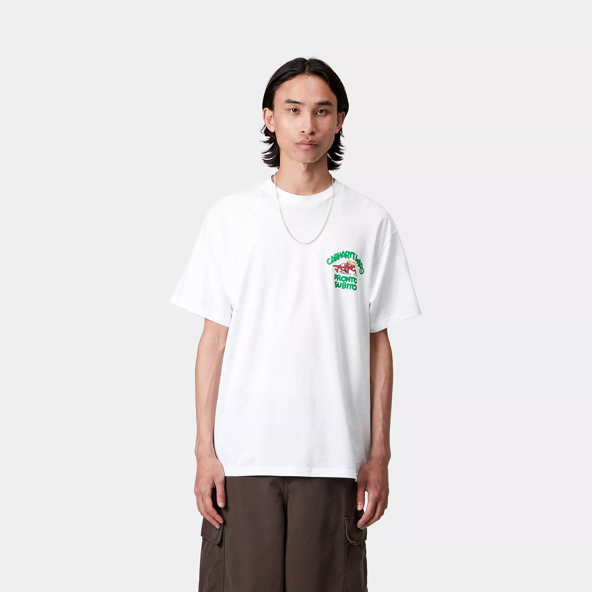 S/S Pronto T-Shirt / Carhartt wip / white