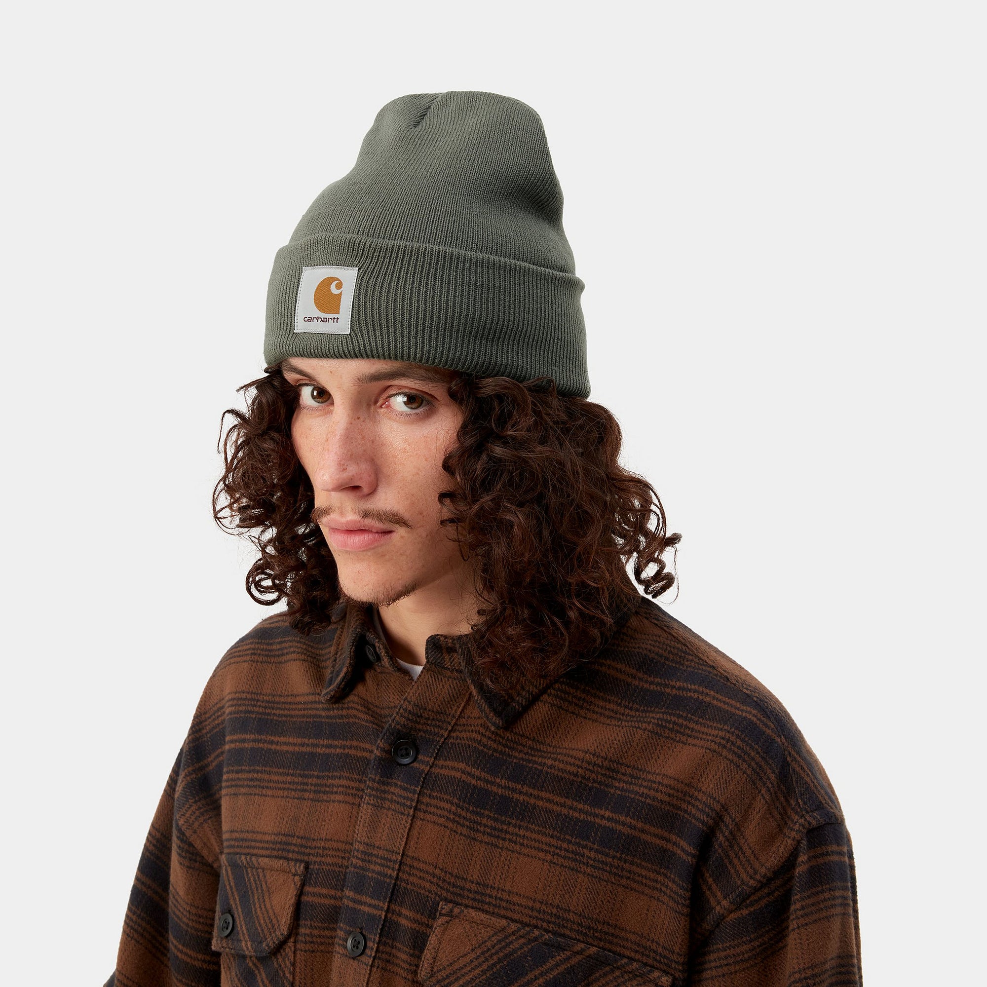 SHORT WATCH HAT / CARHARTT WIP / SMOKE GREEN