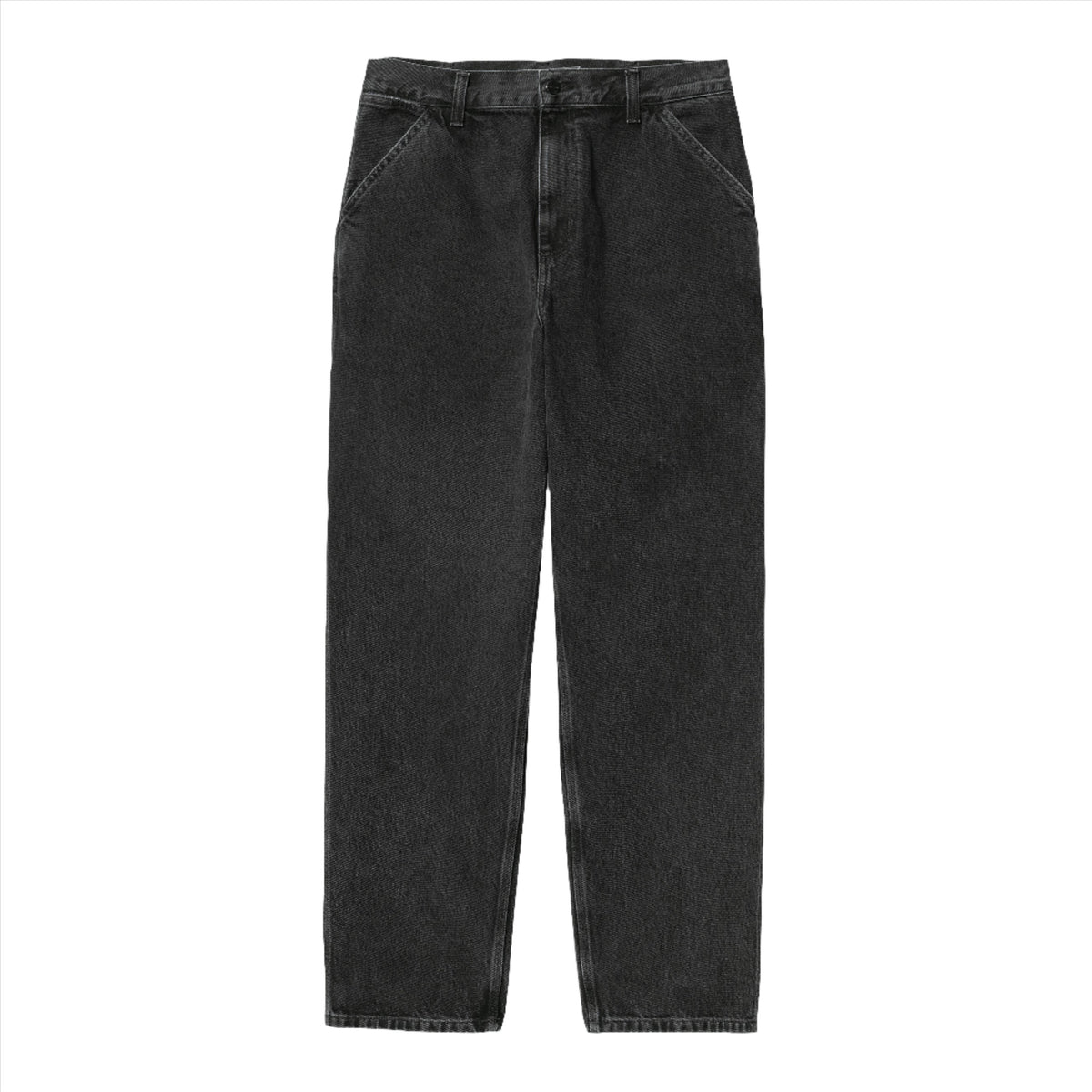 SINGLE KNEE PANT / CARHARTT WIP / BLACK STONE WASHED