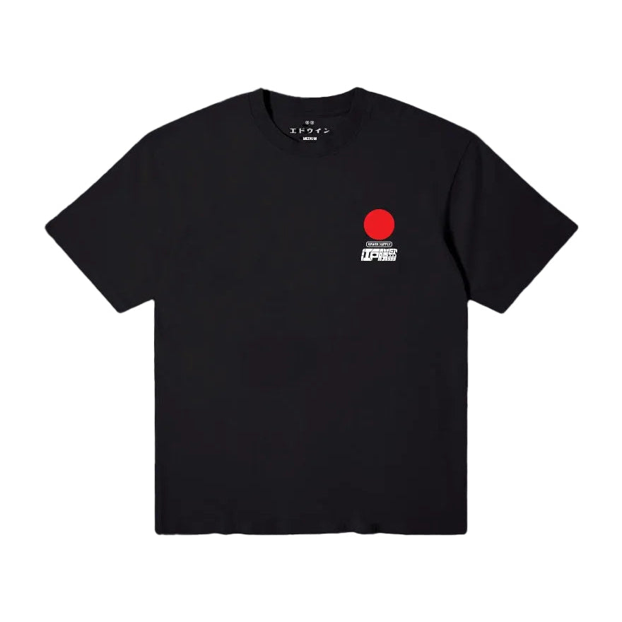 Sun T-Shirt / EDWIN / BLACK