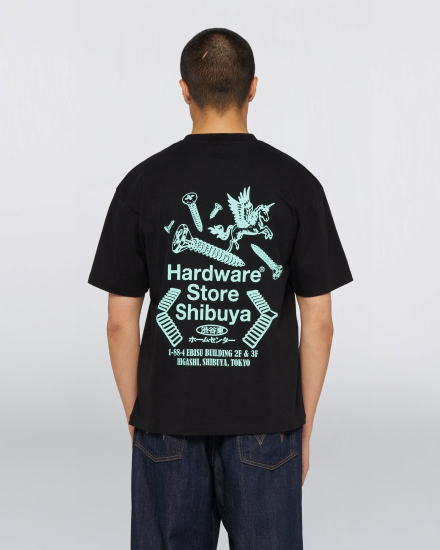 Hardware Store Shibuya T-Shirt / edwin / black