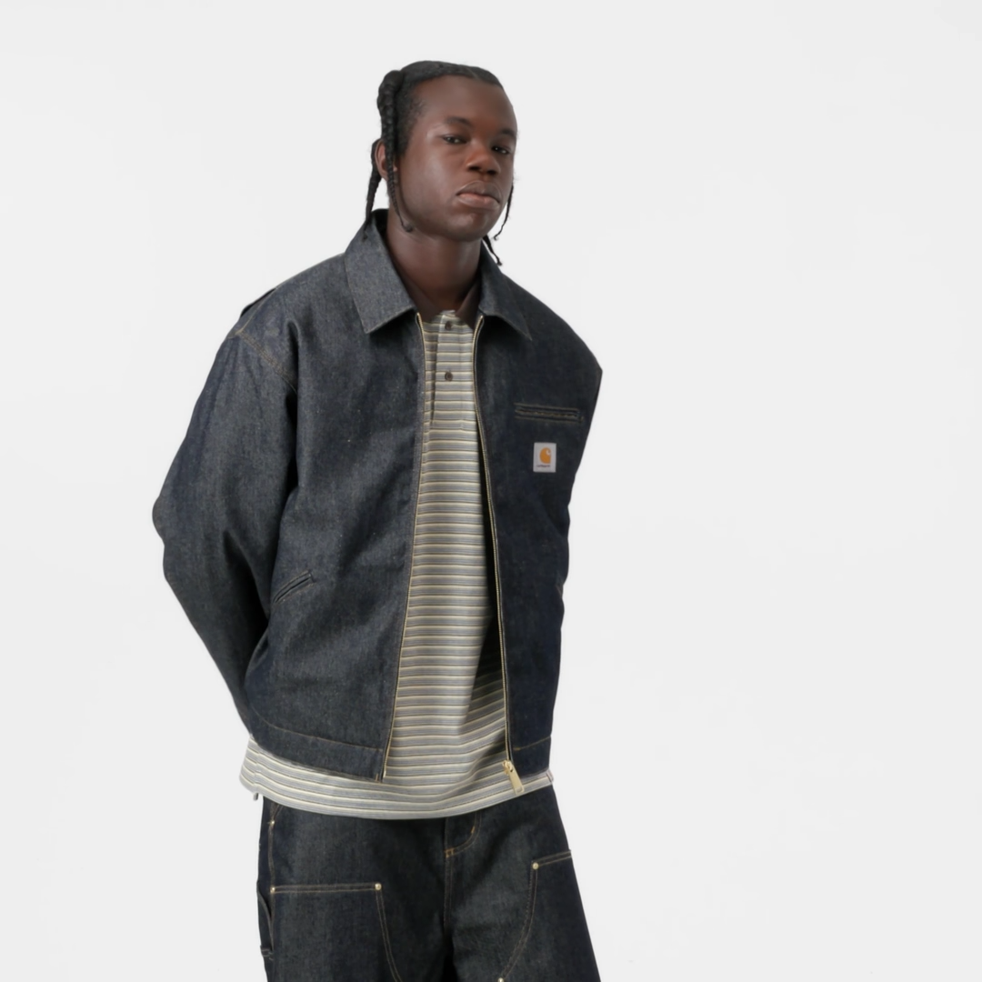 OG Detroit Jacket / carhartt wip / blue rigid