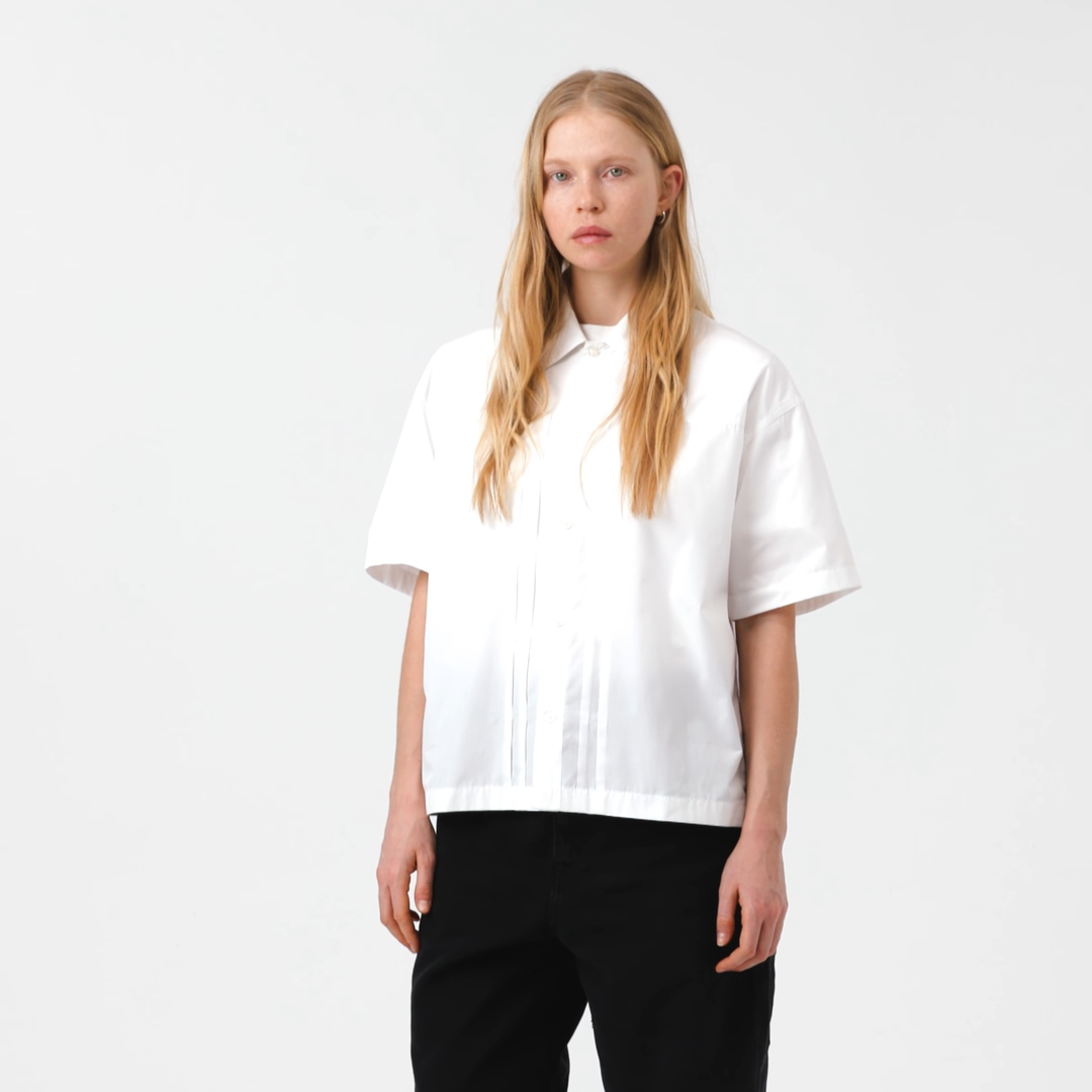 W' S/S Belmont Shirt / carhartt wip / white