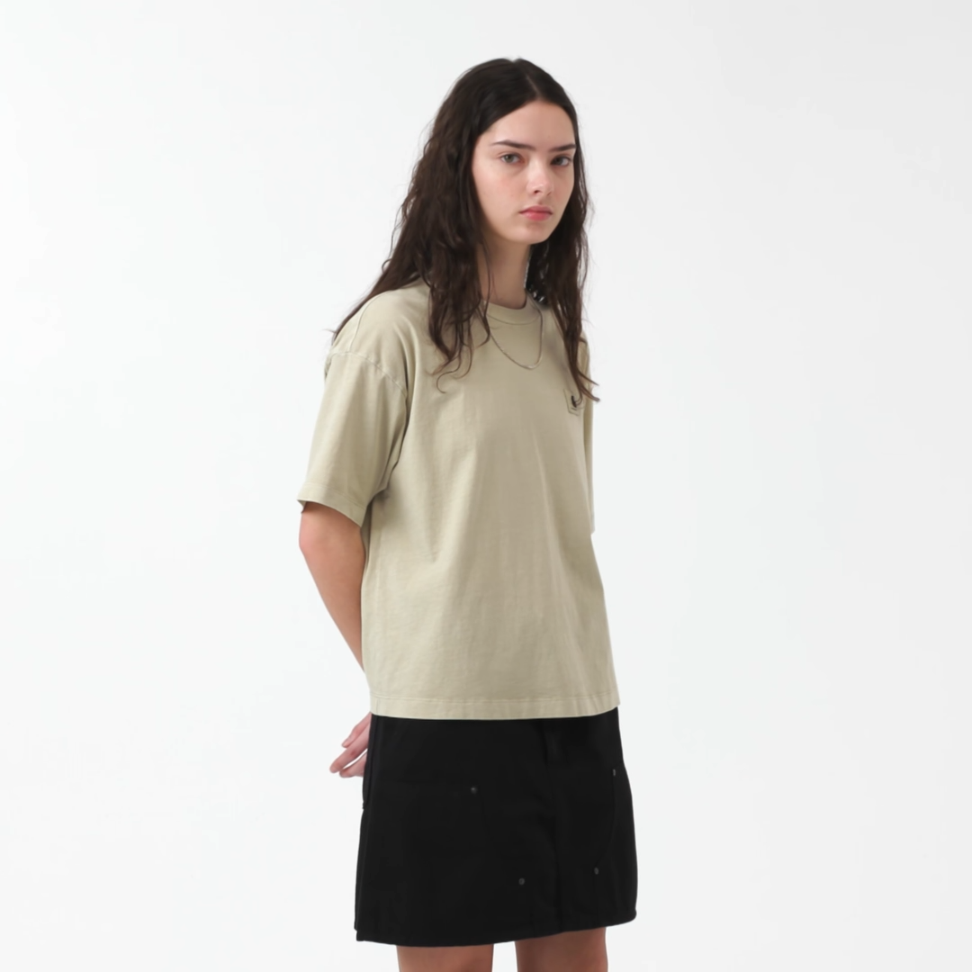 W' S/S Nelson T-Shirt / carhartt wip / stone