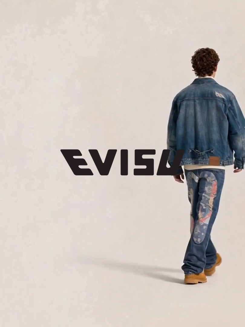 Boro Seagull Patch Pocket Denim Jacket / EVISU