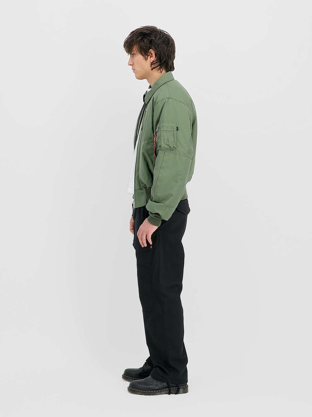 CVC Vintage Loose Bomber Jacket / alpha industries /  sage green