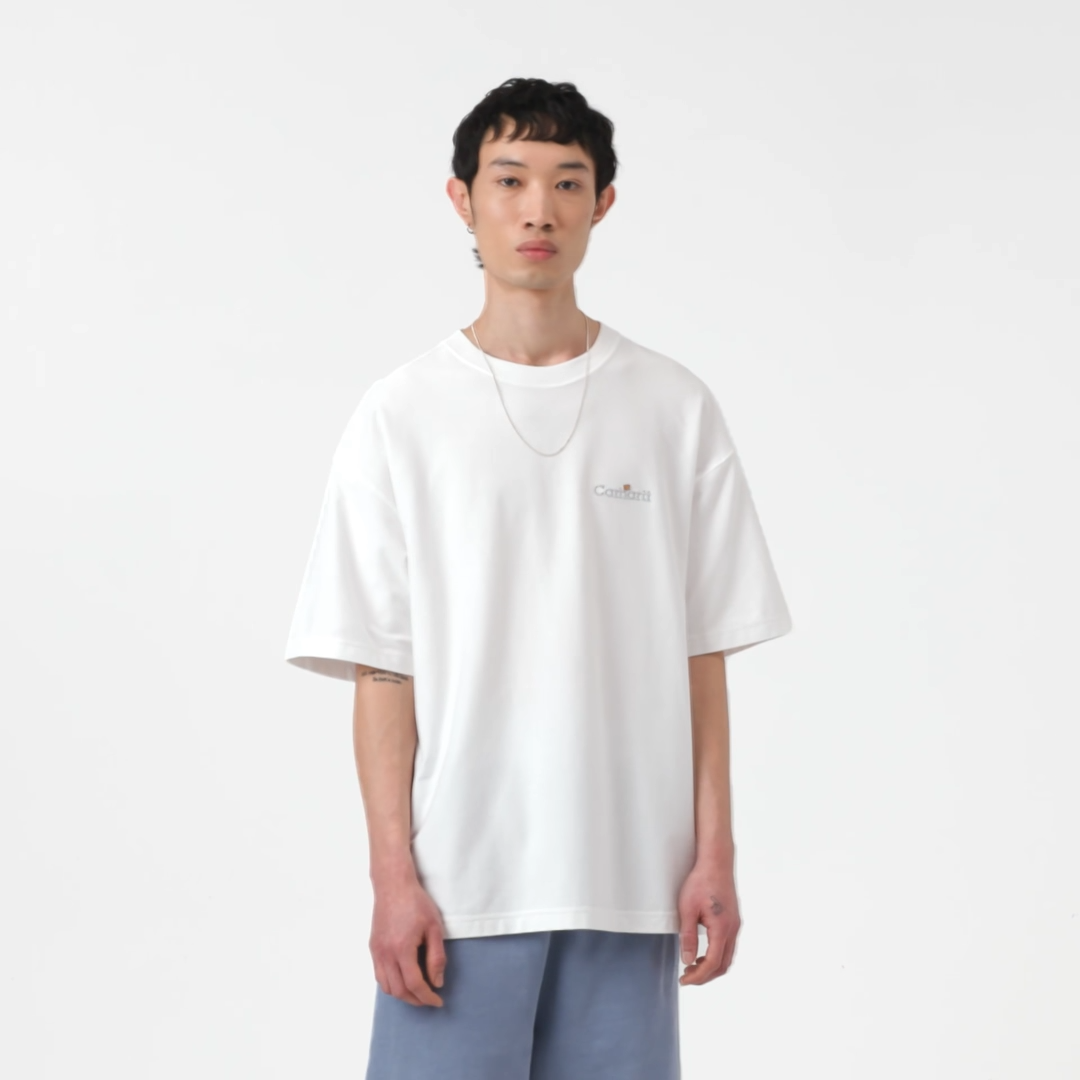 S/S WIP Label T-Shirt / CARHARTT WIP / WHITE