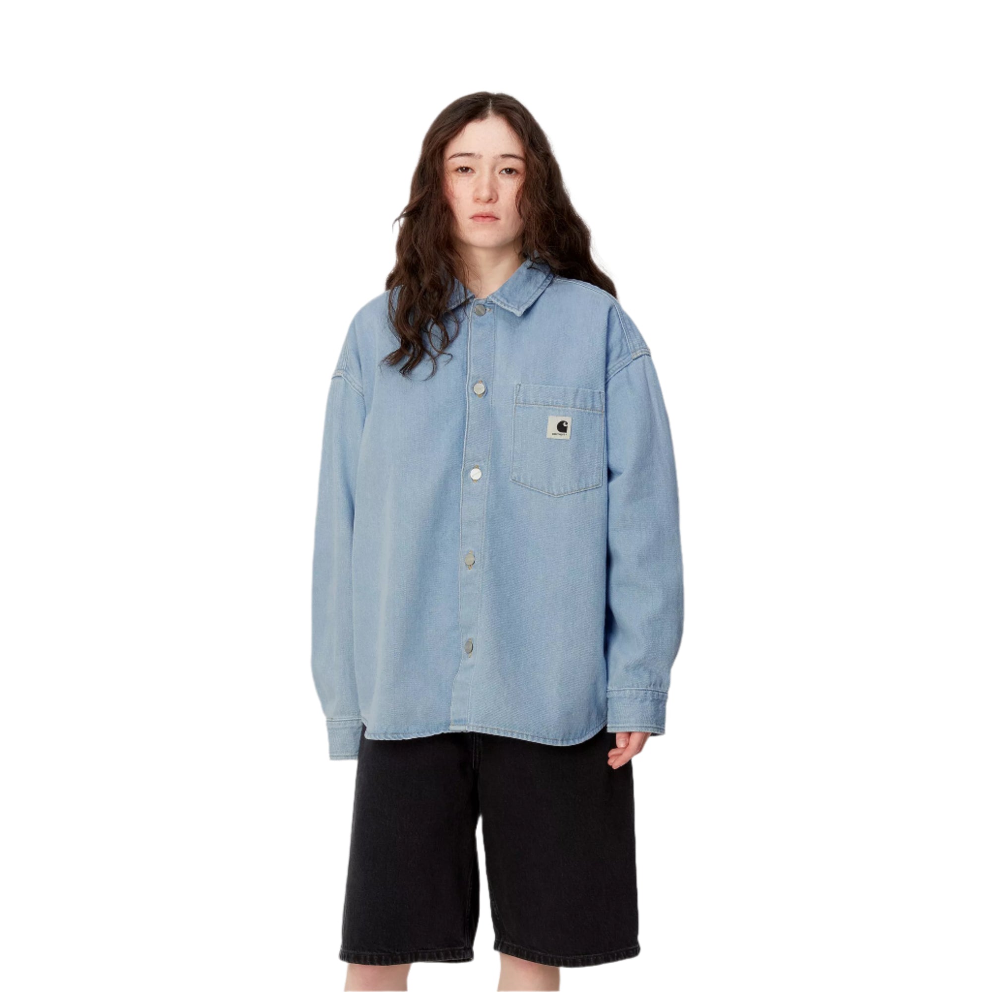 W' Alta Shirt Jac / carhartt wip/ blue stone bleached