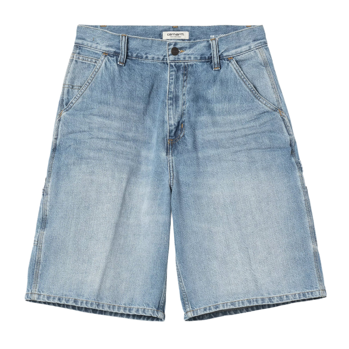 W&#39; Brandon Single Knee Short / carhartt wip / blue burst wash
