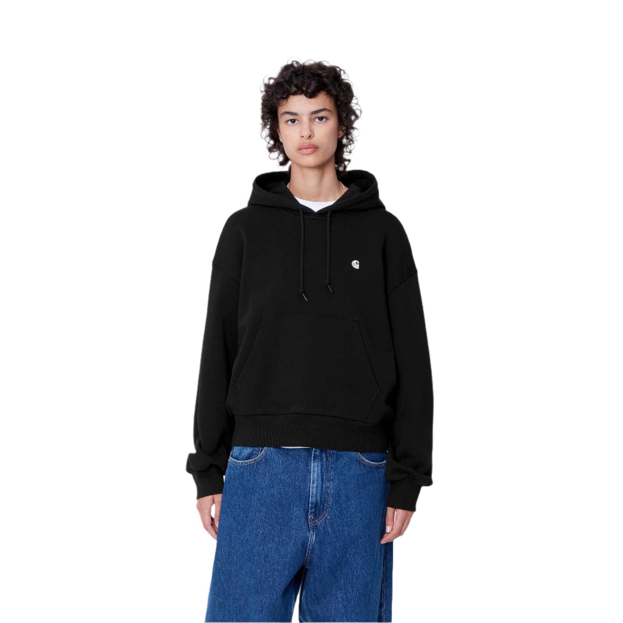 W' Hooded Casey Sweatshirt / CARHARTT WIP / BLACK