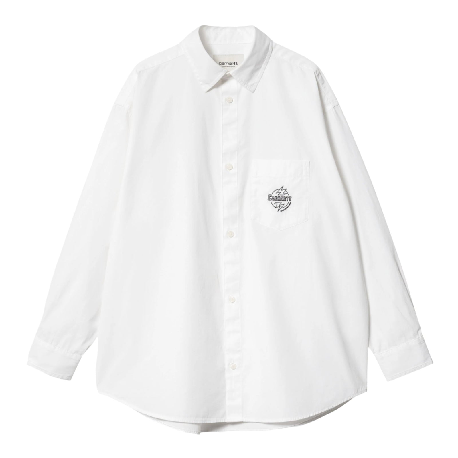 W' L/S ABLAZE  SHIRT / CARHARTT WIP / WHITE