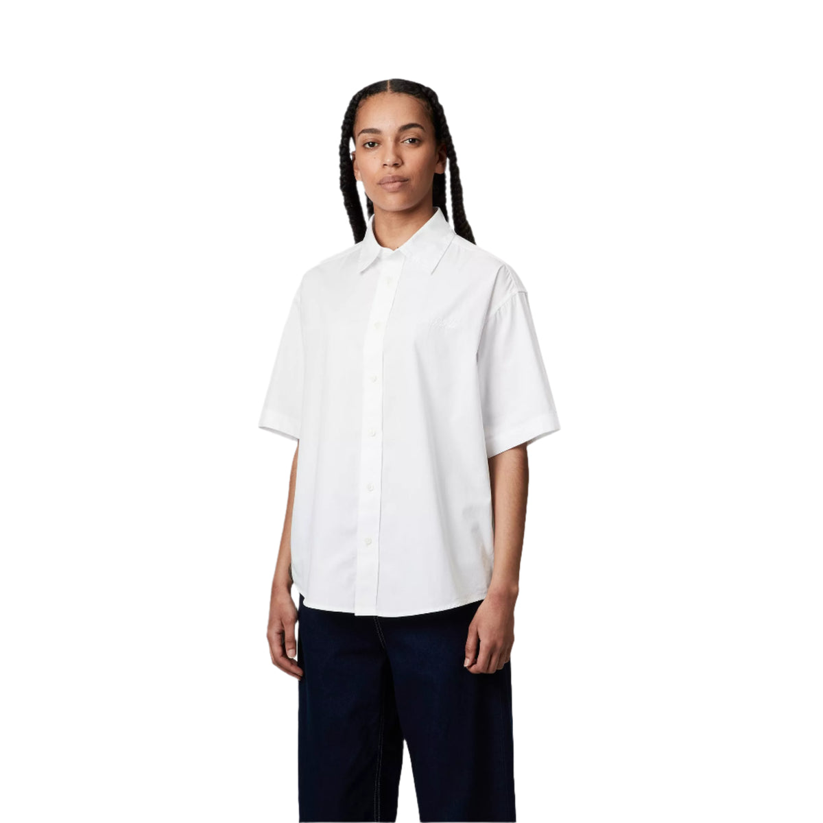 W&#39; S/S Jaxon Shirt / CARHARTT WIP / WHITE